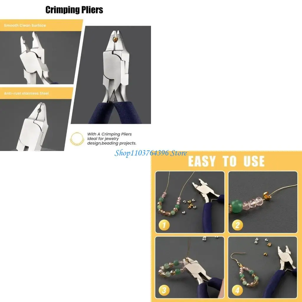 

Multipurpose Jewelry Pliers Set Sturdy Steel Tool Set Practical Accessory for Elegant Designs Jewelry Making Work