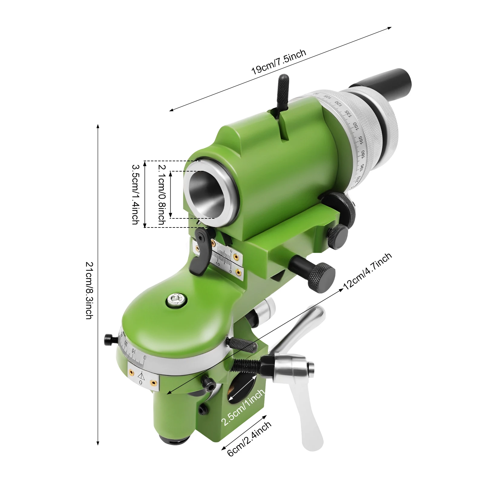 Multifunctional Grinding Machine Tool Holder, U2 Universal Grinding Machine, Easy to Install, with Clear Dial&Smooth Edge