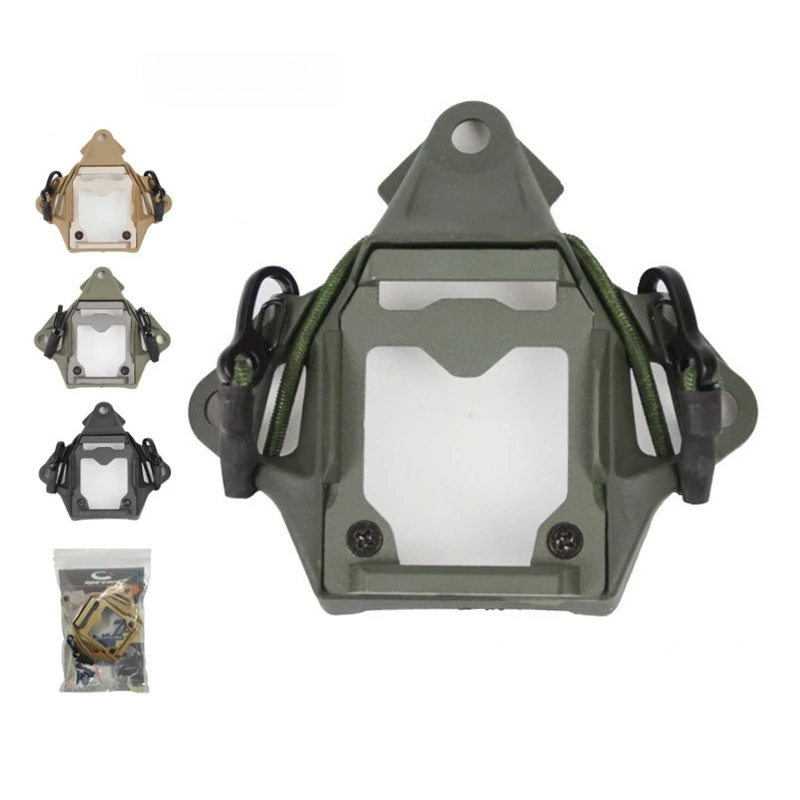 Helmet Bracket Accessory for FAST MICH Helmet 3rd Generation with Hook Rope Made of Aluminum Alloy and Nylon for Cycling