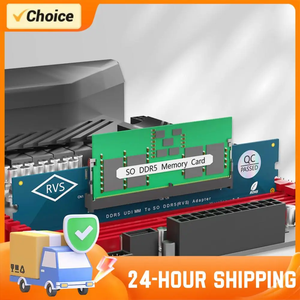 

2/1 шт. модуль оперативной памяти DDR5 SO-DIMM для игровых ноутбуков, адаптер SO-DIMM для ноутбуков и настольных ПК, переходник DIMM для настольных ПК и ноутбуков