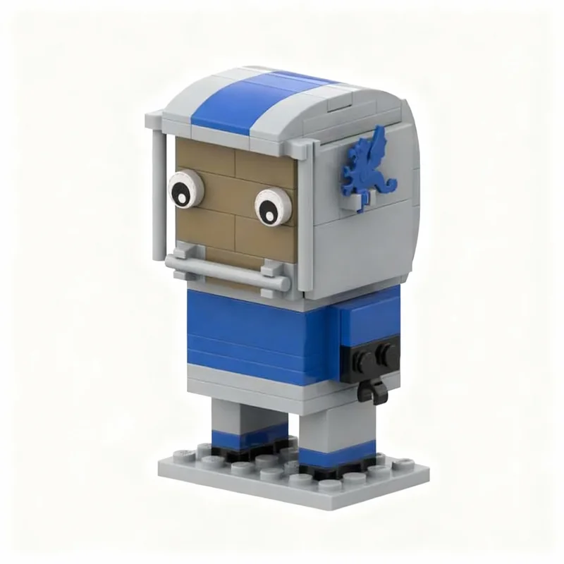 176 peças MOC Detroit Lions Brickheadz Blocos de Montar Brinquedo de Construção Presentes de Natal Ideia Criativa DIY Educação Montagem