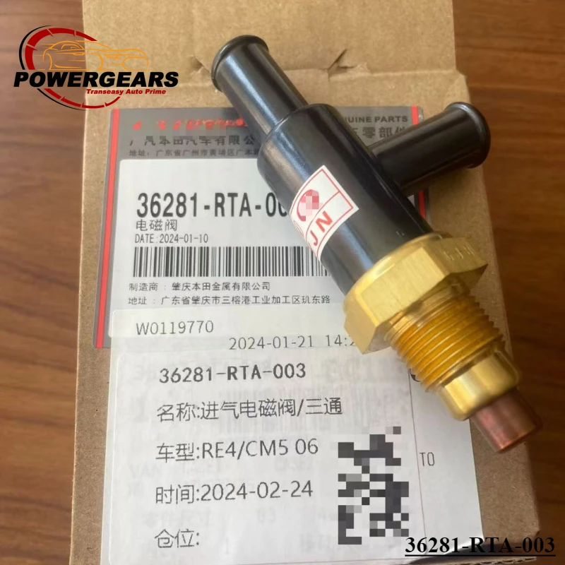 

36281RTA003 36281-RTA-003 Air Assist Control Solenoid Valve Fits For Honda Civic CR-V Element 07-11 36281RAAA01