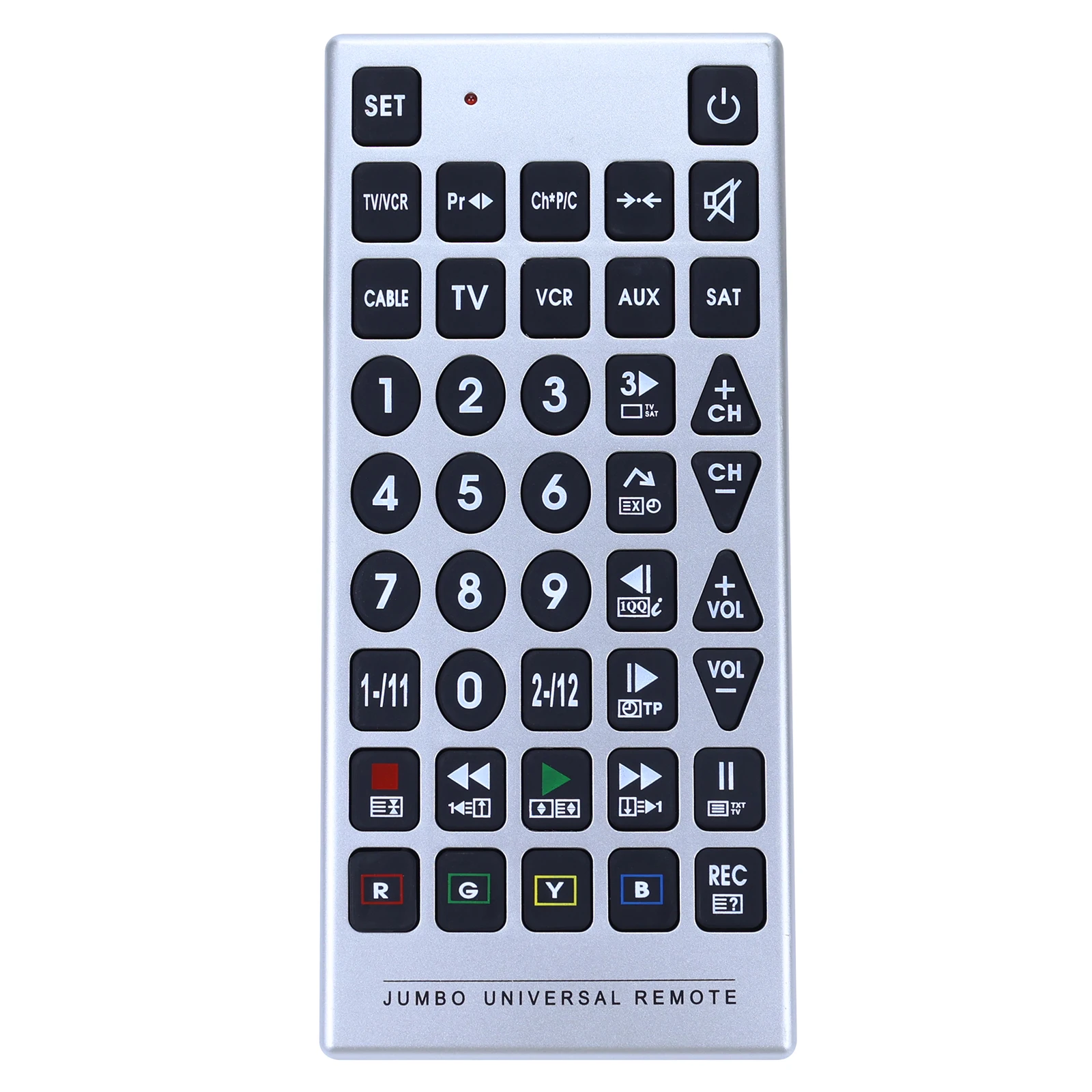 universal remote Control with Large Comfortable Buttons for TV VCR DVD TV/DVD SAT AUX combo SAMSUNG LG PHYLIPS SONY SHARP