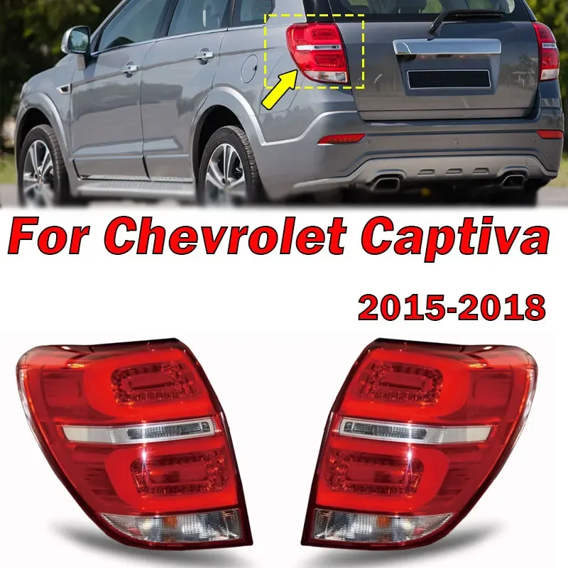 

Car Accessories Taillight Assembly For Chevrolet Captiva 2015 2016 2017 2018 Rear Tail Light Signal Lamp Warning Brake Lamp New