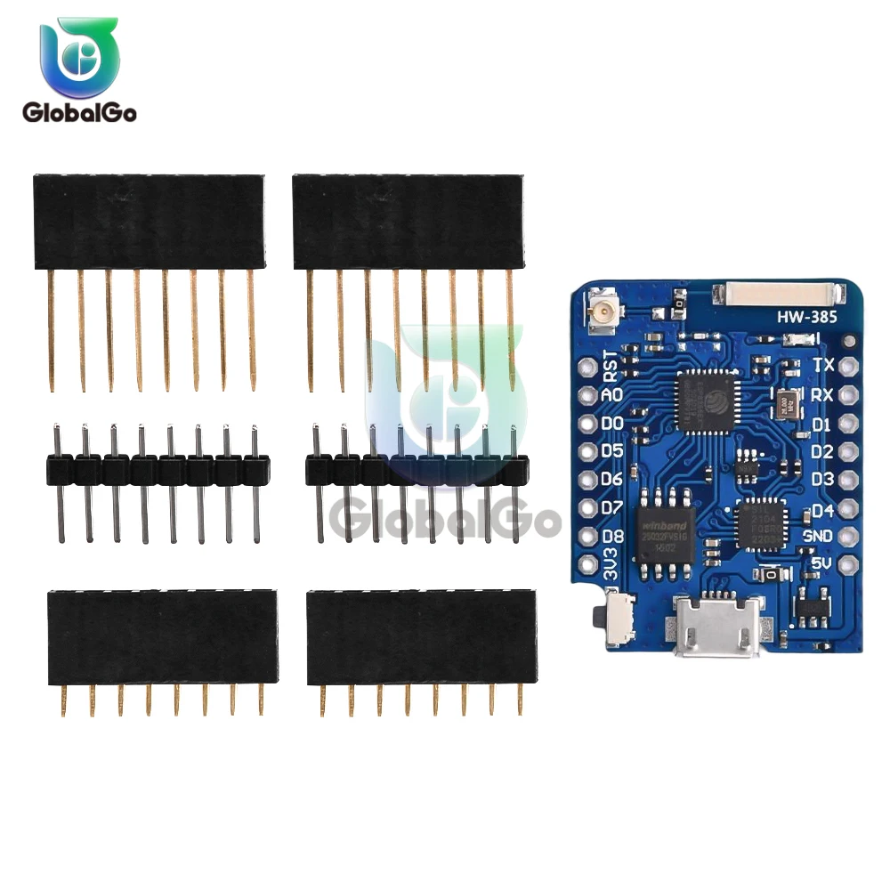 4MB/16MB WeMos MINI D1 PRO ESP8266 ESP-12F WiFi Development Board With Storage Function Micro USB 3.3V With Pins