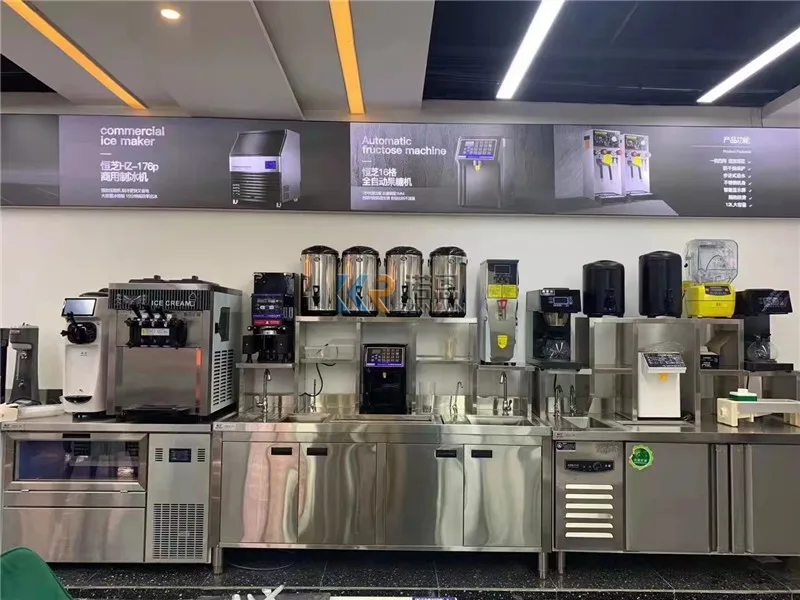 Коммерческий 2-метровый бар для воды с охлаждением + морозильная камера Бар для чая с молоком Холодильник Барная стойка для воды Счетчик с морозильной камерой