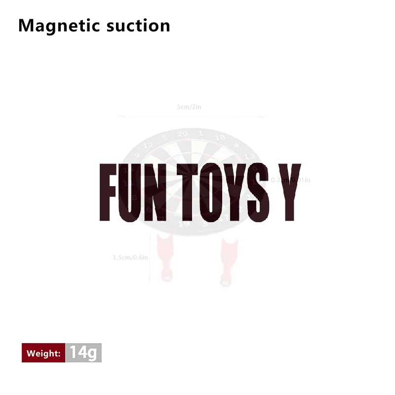 2Set Poppenhuis Miniatuur Magnetische 2 Dart Sport Speelset Ornament Miniatuur Dart Sport Model Thuis Outdoor Scène Accessoires