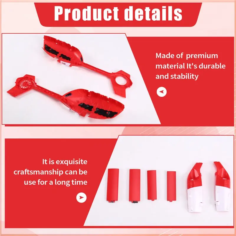ABUM-C190 For RC Helicopter Upgrade Casing Assembly Kit For RC C190 For RC Helicopter Parts Red