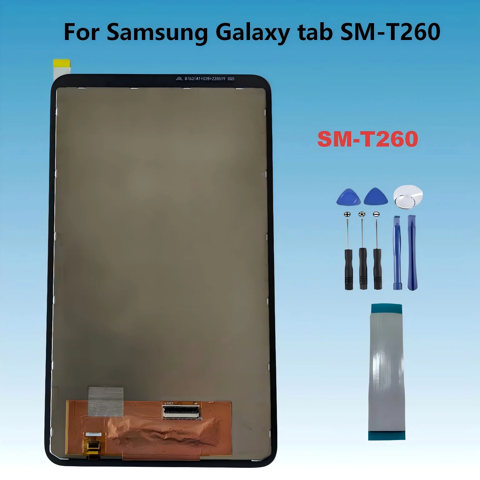 

For Samsung Galaxy tab SM-T260 T260 LCD Display Touch Screen Digitizer Assembly Tools