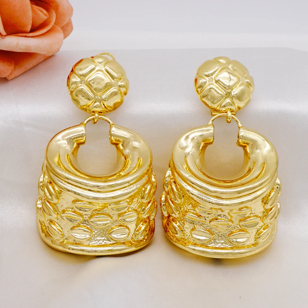 New Fashion Long Earings for Women Gold Color Drop Dangle Earrings Party Female Jewelry Wedding Gift