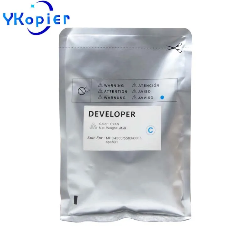 

250 г голубой порошок разработчика для Ricoh MP C2503 C3503 C4503 C5503 C6003 C2011 SPC831 MPC5503 MPC2503 MPC3503 MPC6003 Developer