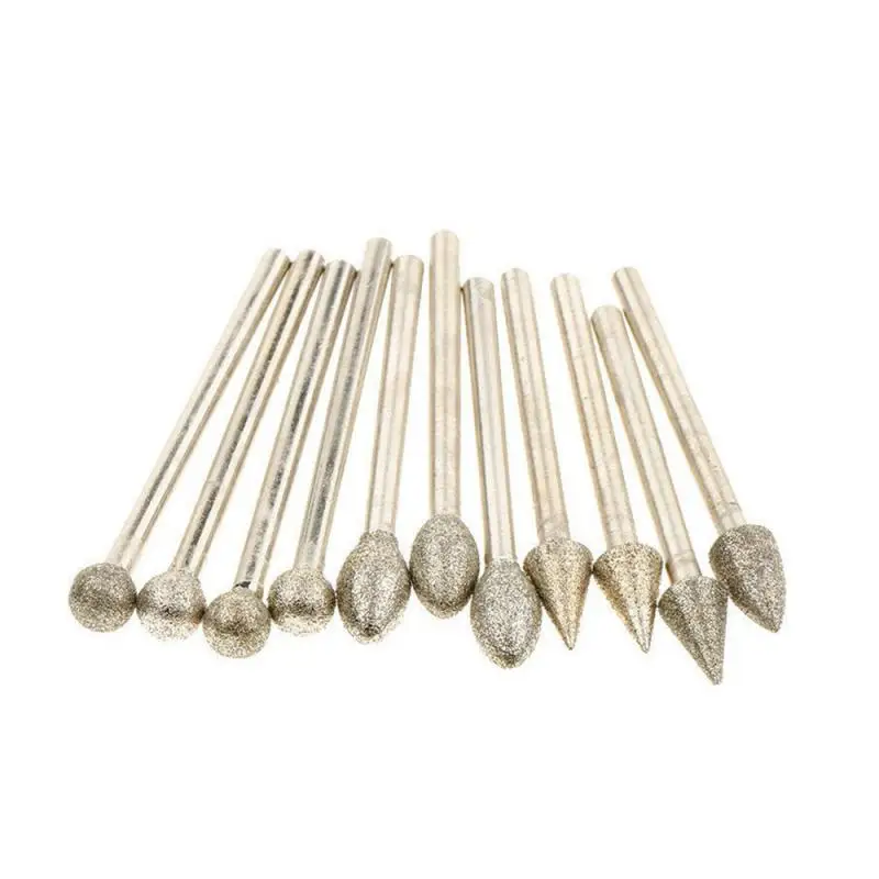 High Grit Burr Set Grinding Head Compatible With Rotary Tools Rotary Tools Durable And Long-lasting Engraving In Demand