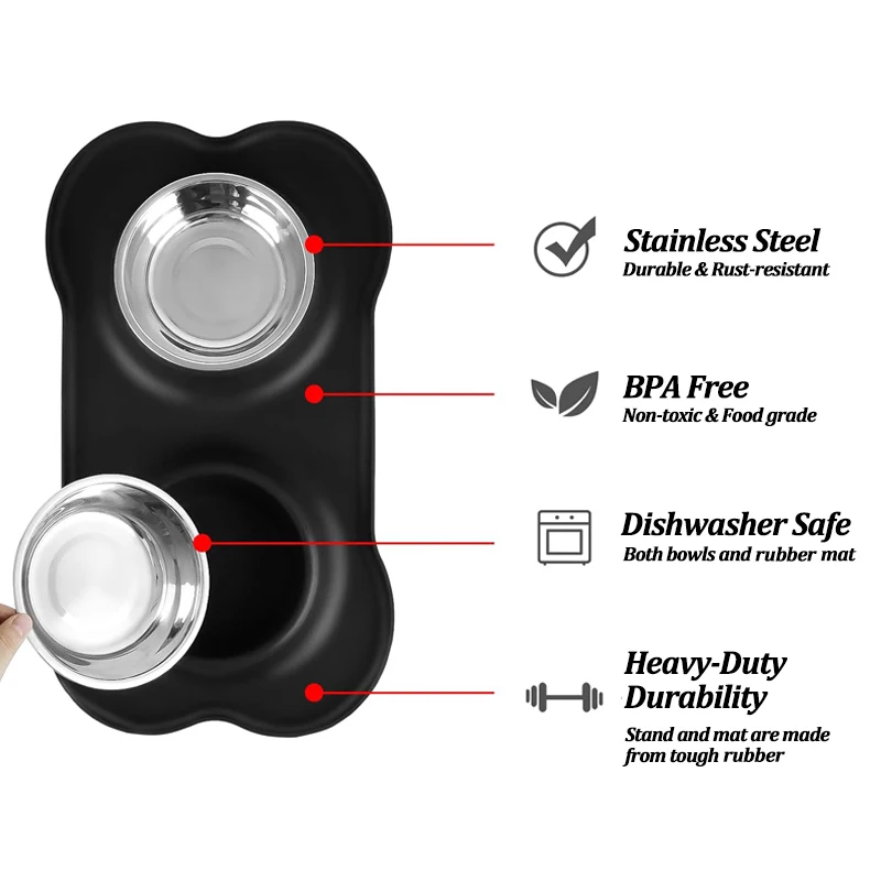 Thumbnail 4 - #69 Stainless Steel Pet Bowls Price Drop Alerts