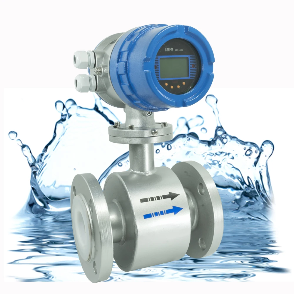 DN200 DN250 DN300 Flow Total Meter Electromagnetic Flowmeter Seawater Flow Meter