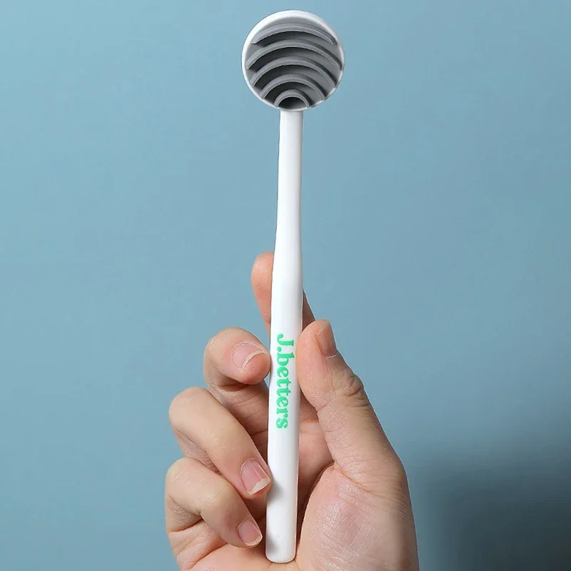 Double Side Tongue Cleaner Brush for Tongue Cleaning Oral Care Tool Silicone Tongue Scraper Toothbrush Fresh Breath Care