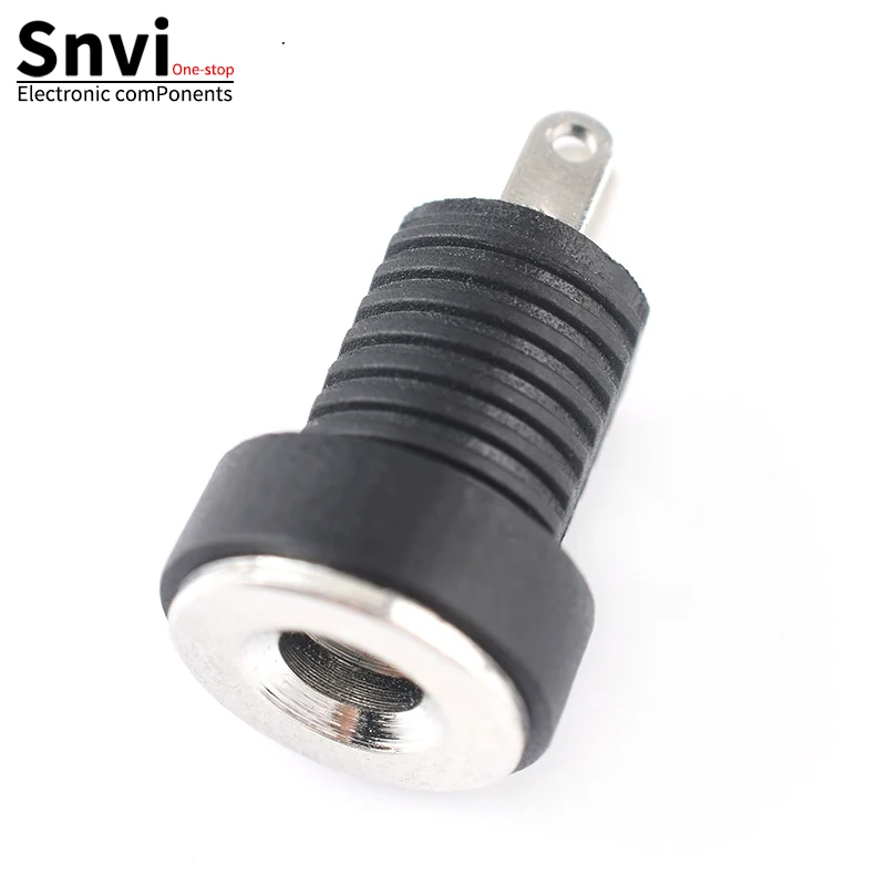 5pcs 5A 30V DC Power Supply Jack Socket Female Panel Mount Connector 5.5 2.1mm Plug Adapter 2 Terminal Types 5.5x2.1 DC-022B