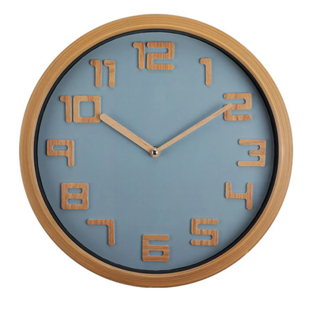 12 Inch Decorative Clock Home Decoration Battery Operated Wall Clock Battery Powered Home Decoration Large Numerals Home Decor