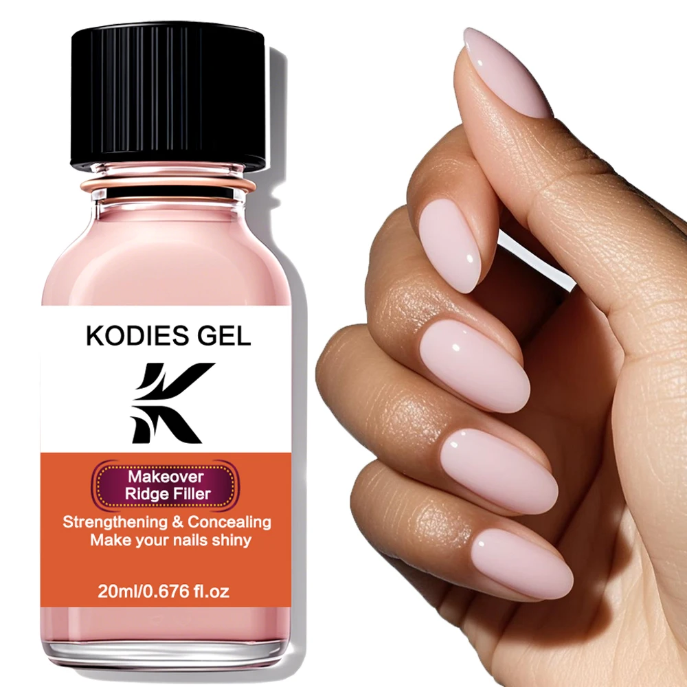 كوديس جل مقوي الأظافر الوردي الطبيعي سريع الجفاف ماكياج ريدج حشو قاعدة النفط مسمار تصلب درع إصلاح العناية بالأظافر ورنيش