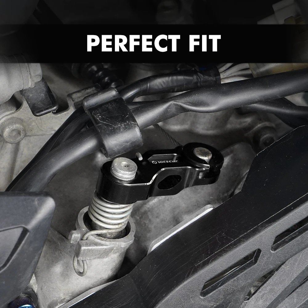 NICECNC Zugkupplungskabelarm-Druckhebelbaugruppe für YAMAHA YFZ450R 2009–2023, Aluminium, leicht und robust, ATV-Zubehör – Detail 7