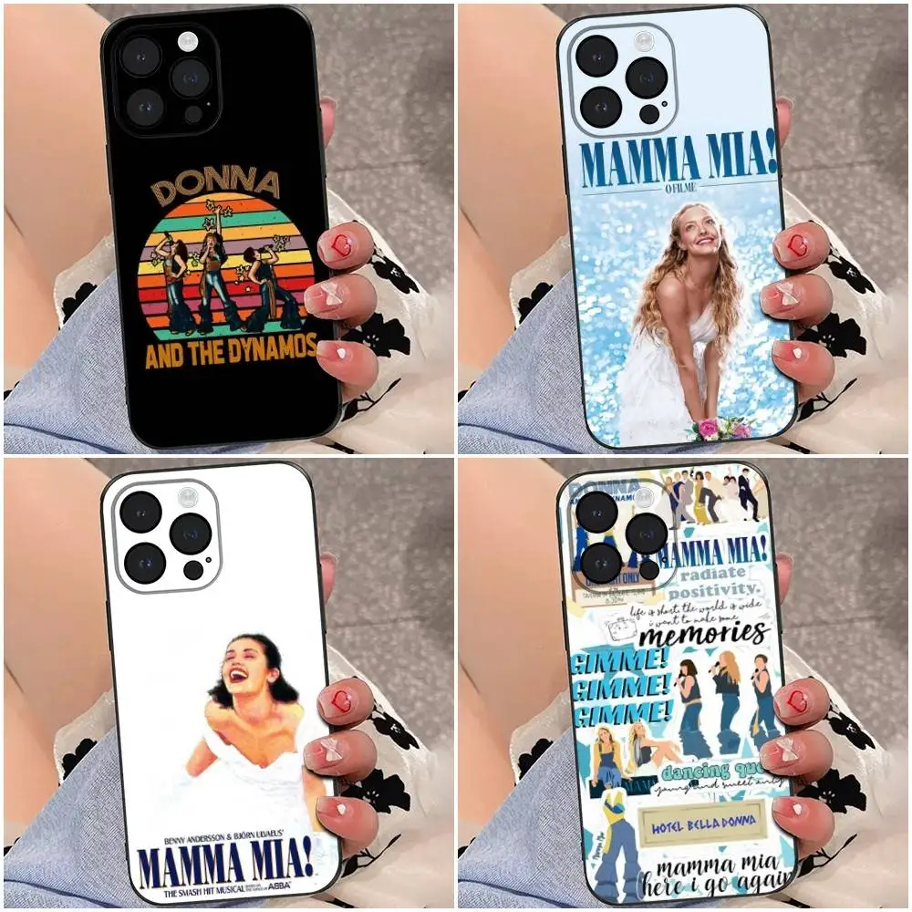 

Musical Film Mamma Mia Phone Case For iPhone 16e,16se4,16,15,14,13,12,Pro,Max,11,Plus,XR,XS Max Shockproof Silicone Soft Shell