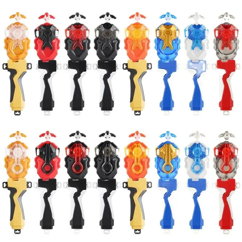 Right and Left Bay Launcher For Beyblade Burst DB B-184 Custom LR Long Dual String Beylauncher Spinning Toys parts red black