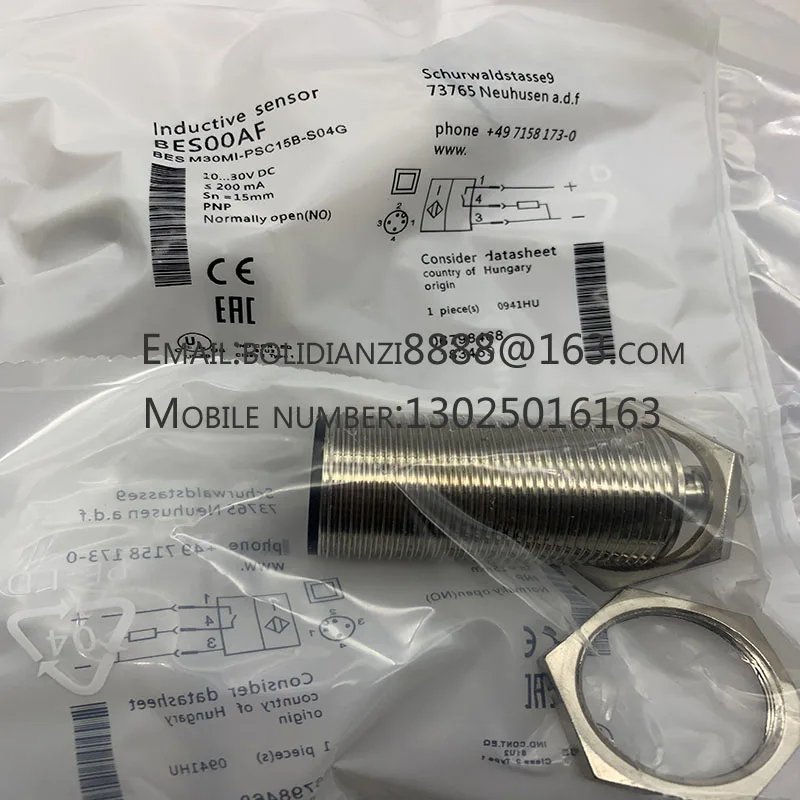 

The brand-new original sensor BES M30MI-PSC15B-S04G BES M30MI-NSC15B-S04G is guaranteed for one year in stock.