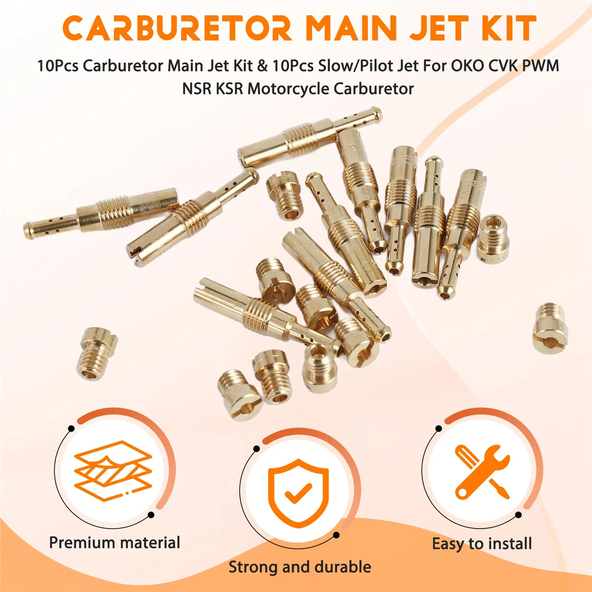 Cea 10Pcs Carbureto… - image