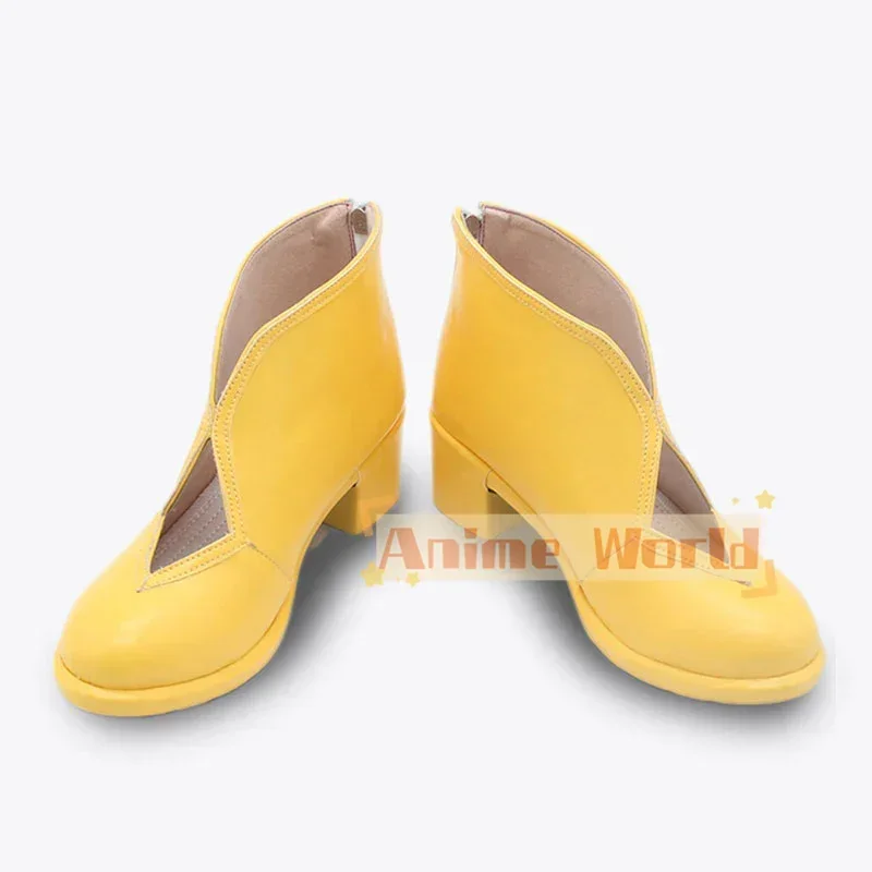 تأثيري قبعة الساحرة أتيليه كوكو تأثيري أحذية الدعامة أنيمي بو أحذية من الجلد مخصص
