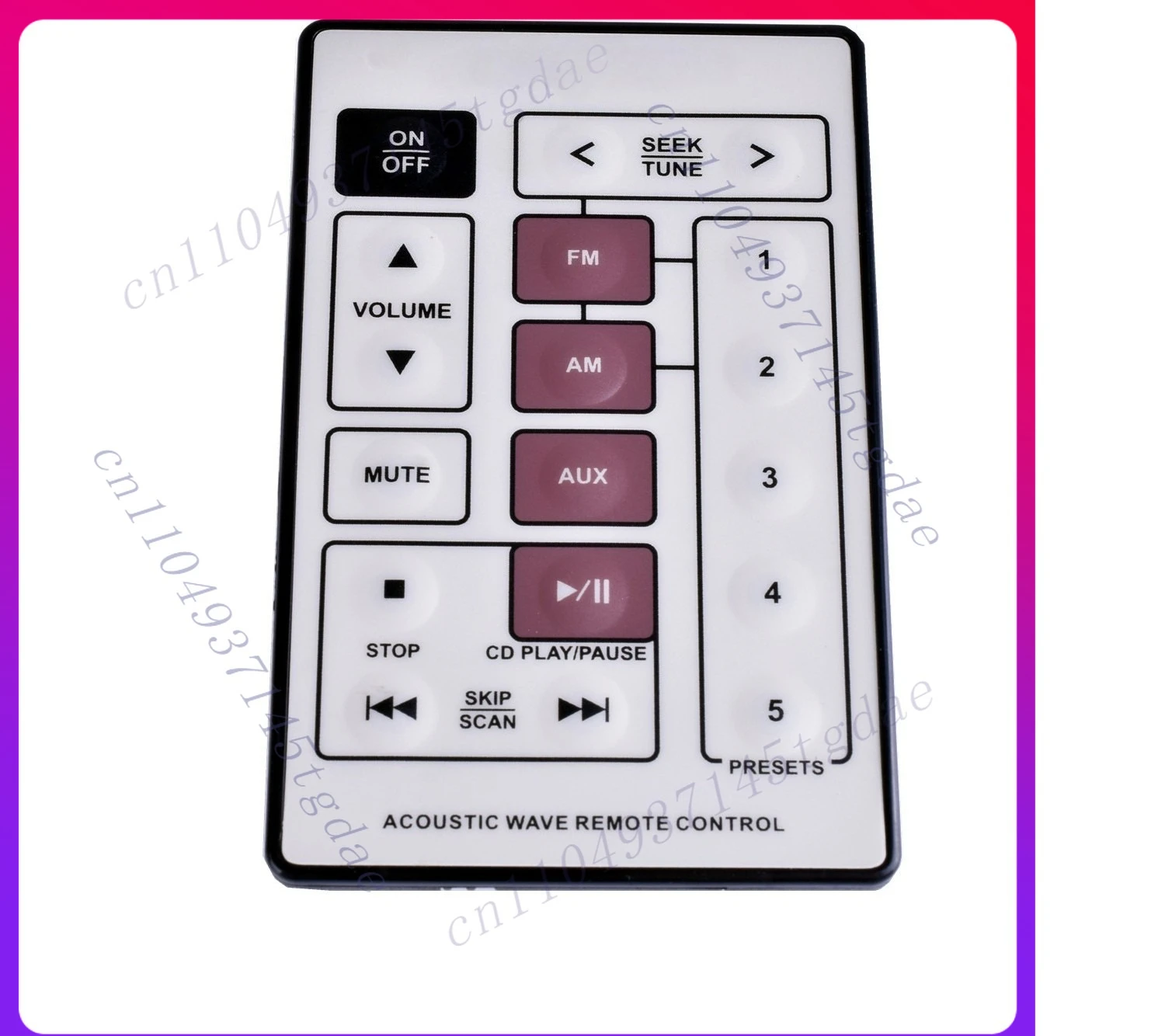 

New Remote Control for Bose CD-3000 Music Sonic Remote