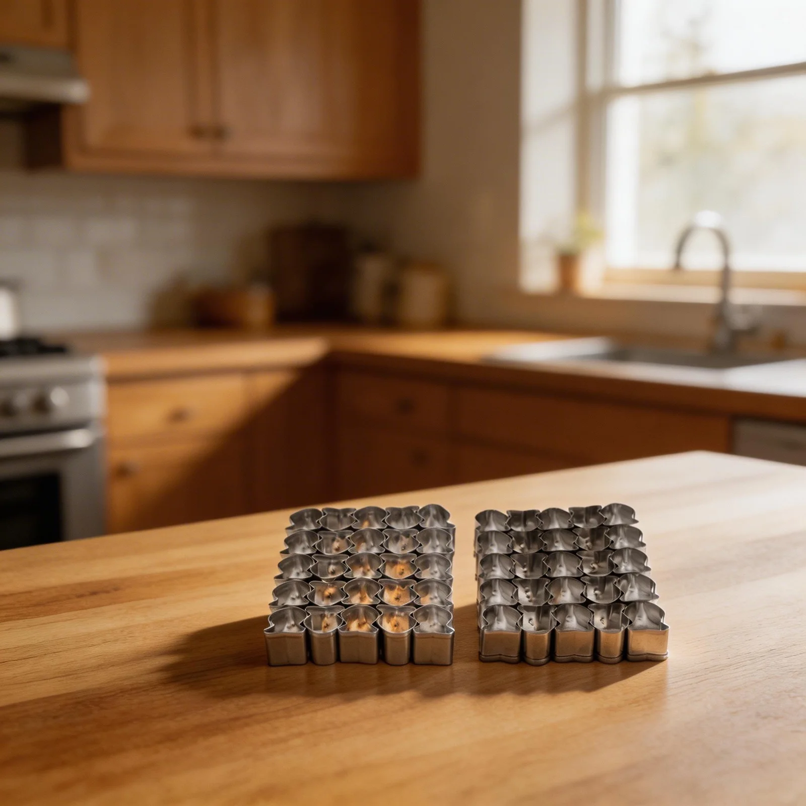 Baking Molds Fish Shape Molds Holiday Baking 25 Cavity Cutter Baking Efficiency Easy To Clean 25 Cavity Cookie Cutter