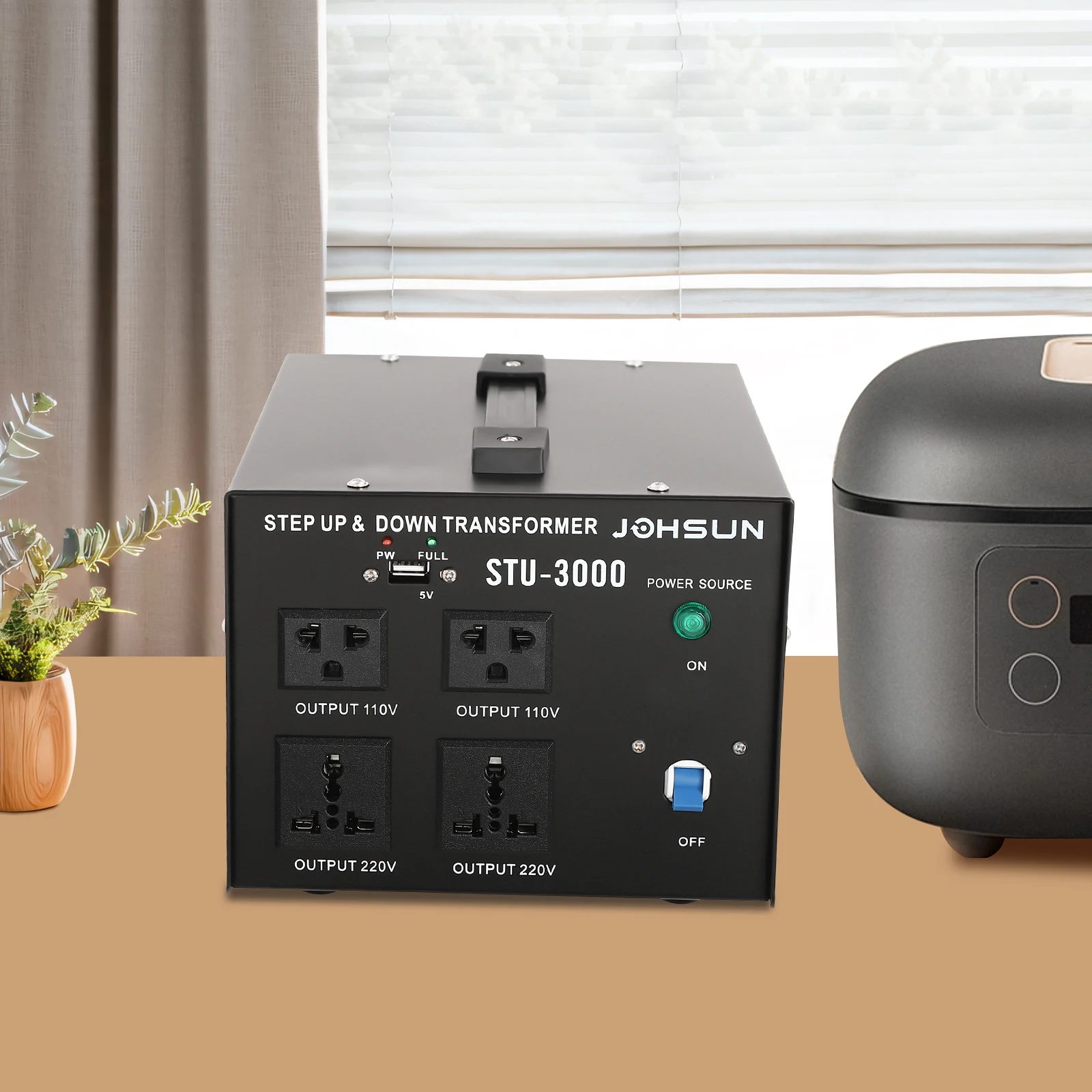 

STU-3000 Voltage Converter Step up & Step down Power Converter Portable Bidirectional 3000w Voltage Converter Transformer