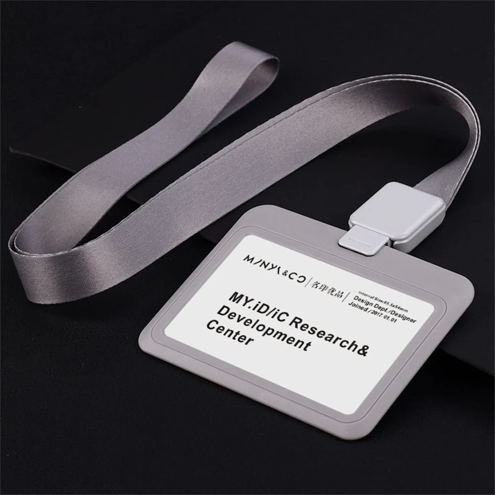 

Clear Holder Porte Bage Id Badge Passport Cover