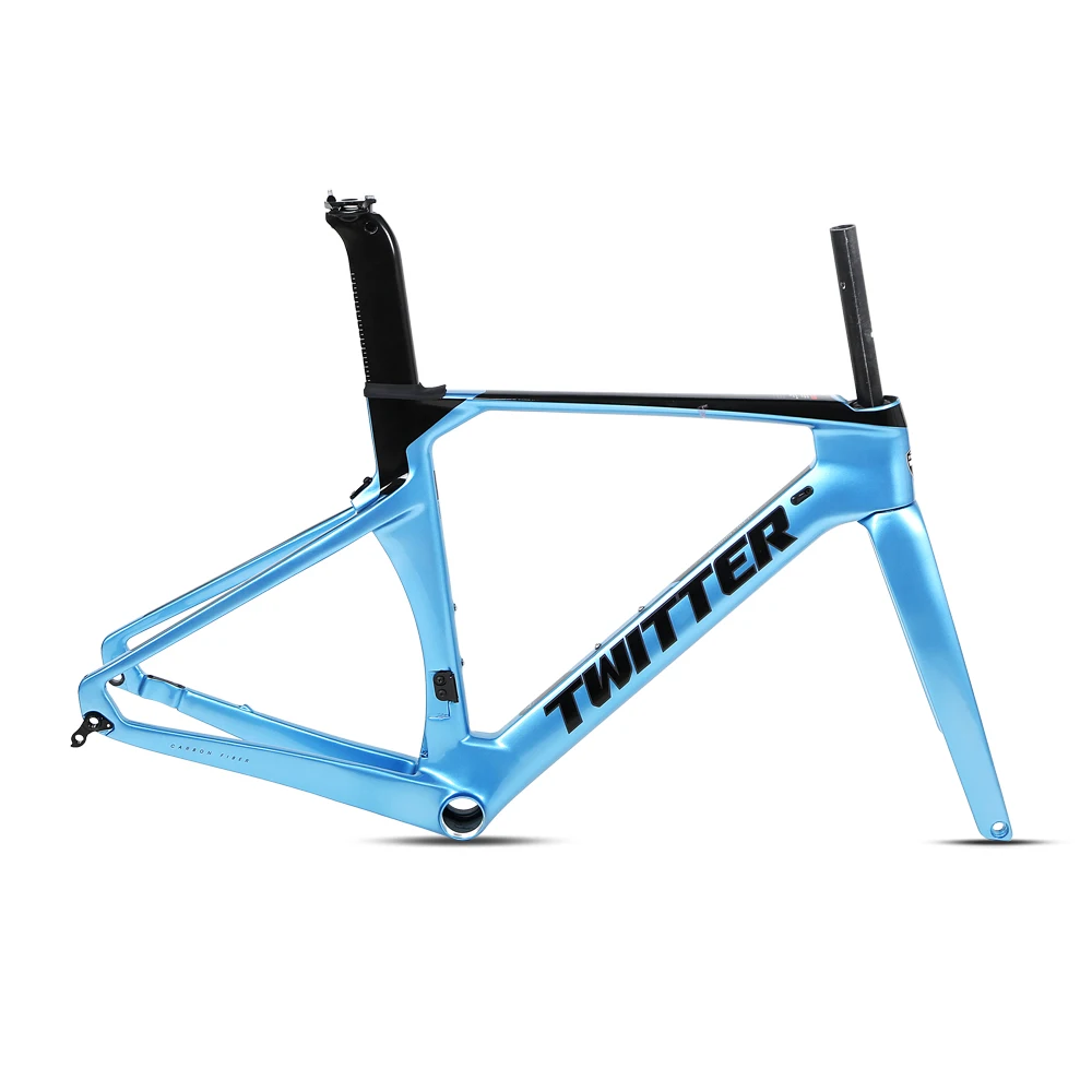 

TWITTER T800 Wind Breaking Racing Carbon Fiber Road Bike Rack,Barrel Drawing Edition 12*142mm Disc Brake Edition48/50/52/54/56cm