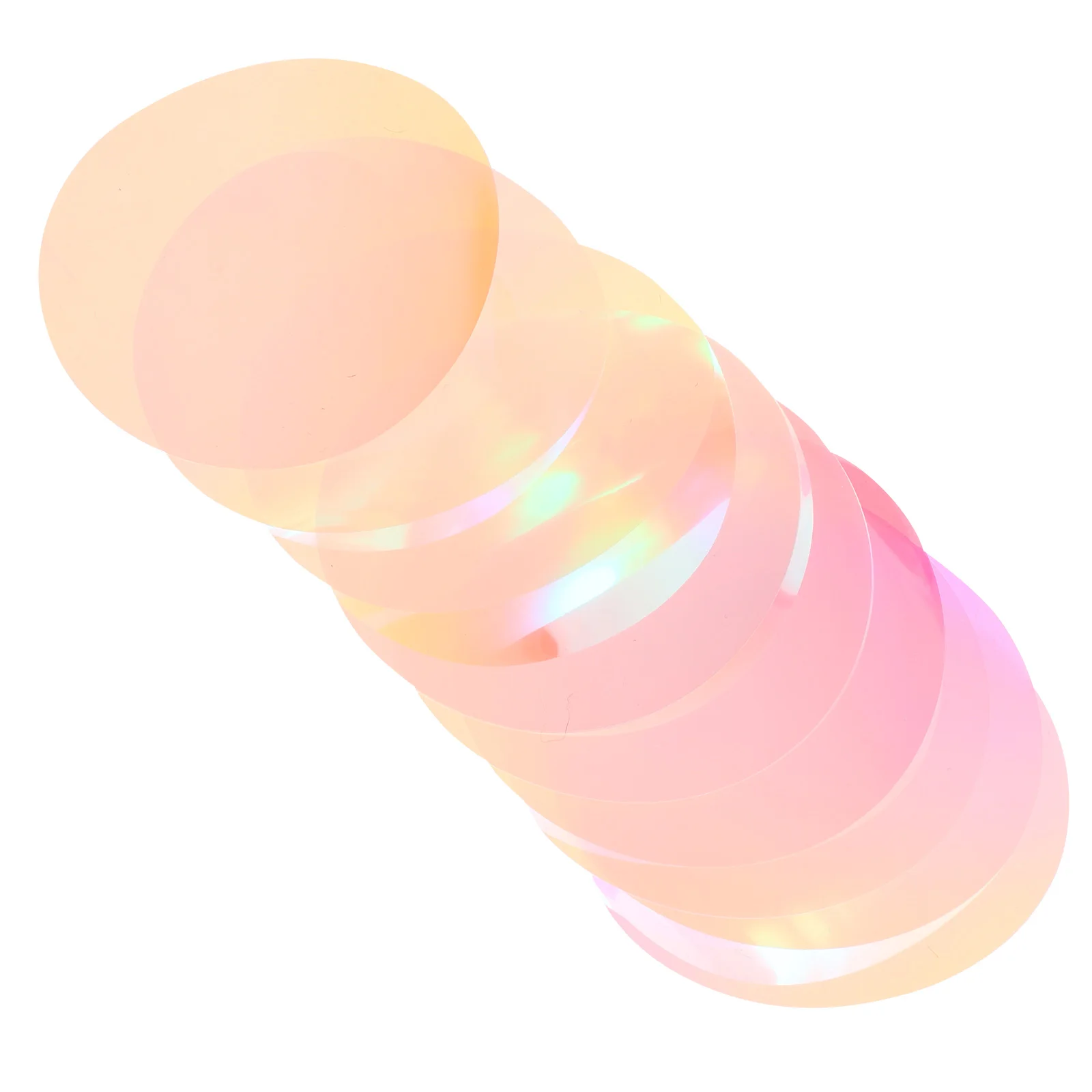 

10 Pcs Sunset Ambient Light Film Colored Gels for Lights Outdoor Orange Round Video and Photo The Pet Mood