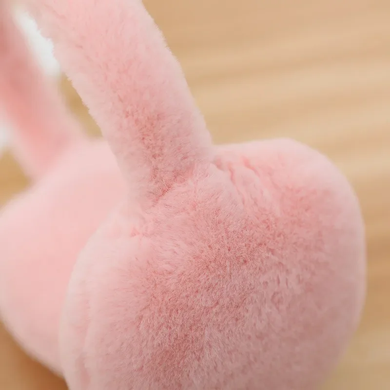 ที่ปิดหูสำหรับเด็กผู้หญิง ป้องกันความหนาว ให้ความอบอุ่น น่ารัก เหมาะสำหรับฤดูหนาว ลายหูแมว ประดับกลิตเตอร์ ขนปุย สำหรับผู้หญิง รุ่น EZr02