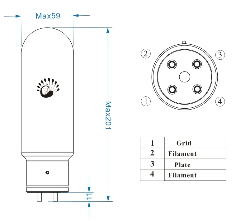 for T-018 PSVANE HiFi 845 Van Chân Không Điện Tử Ống Vintage Âm Thanh Hifi Ống AMP Tự Làm Nhà Máy Trận Thử Đôi