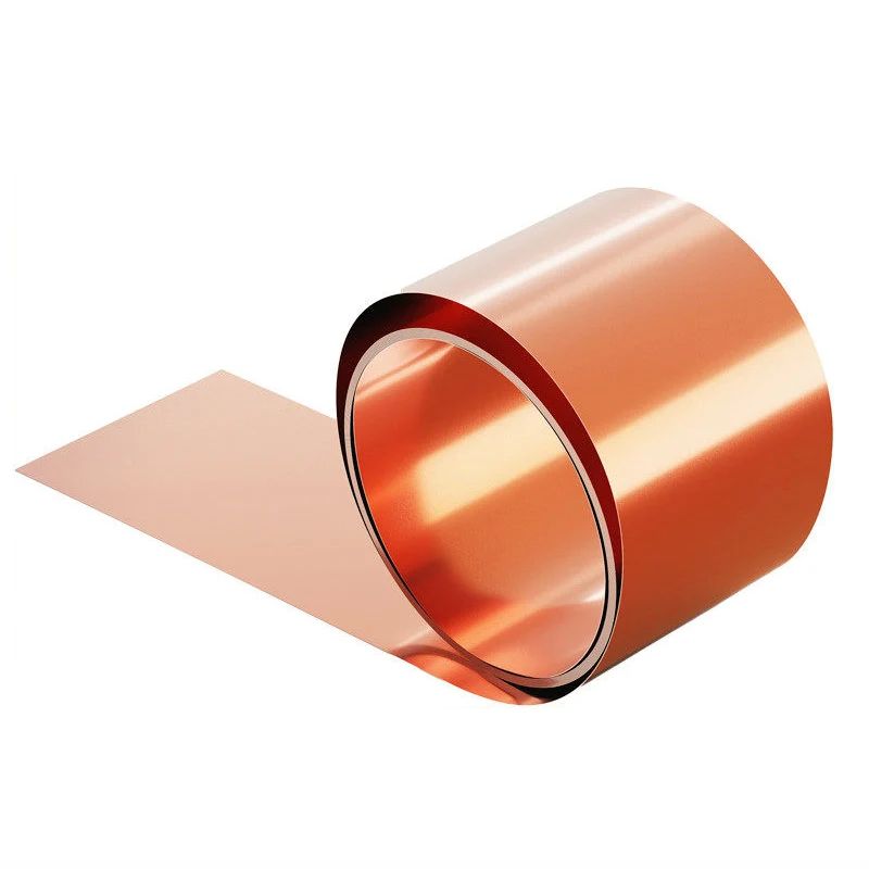 Pure Copper Strip Red Copper Plate Thickness 0.02-0.8mm Purple Copper Foil, Thin Copper Skin, Copper Sheet