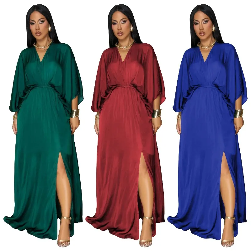 

African Dresses for Women Elegant Wedding Muslim Fashion Abayas Dashiki Robe Kaftan Long Maxi Dress Africa Clothing 2025