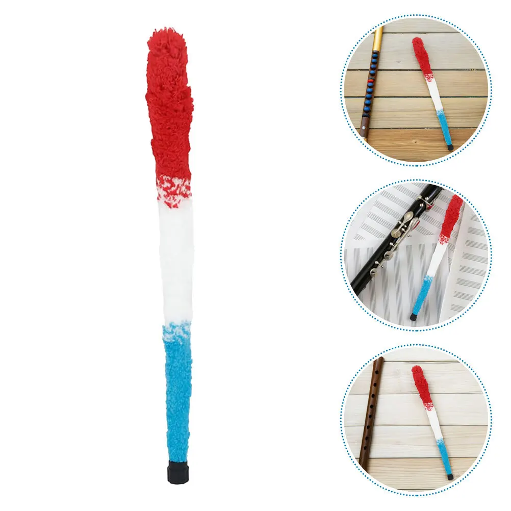 

2Pcs Saxophone Cleaning Brush Absorbent Fiber Swab Instrument Cleaner Rod Pad Saver for Alto Sax Inner Tube Maintenance
