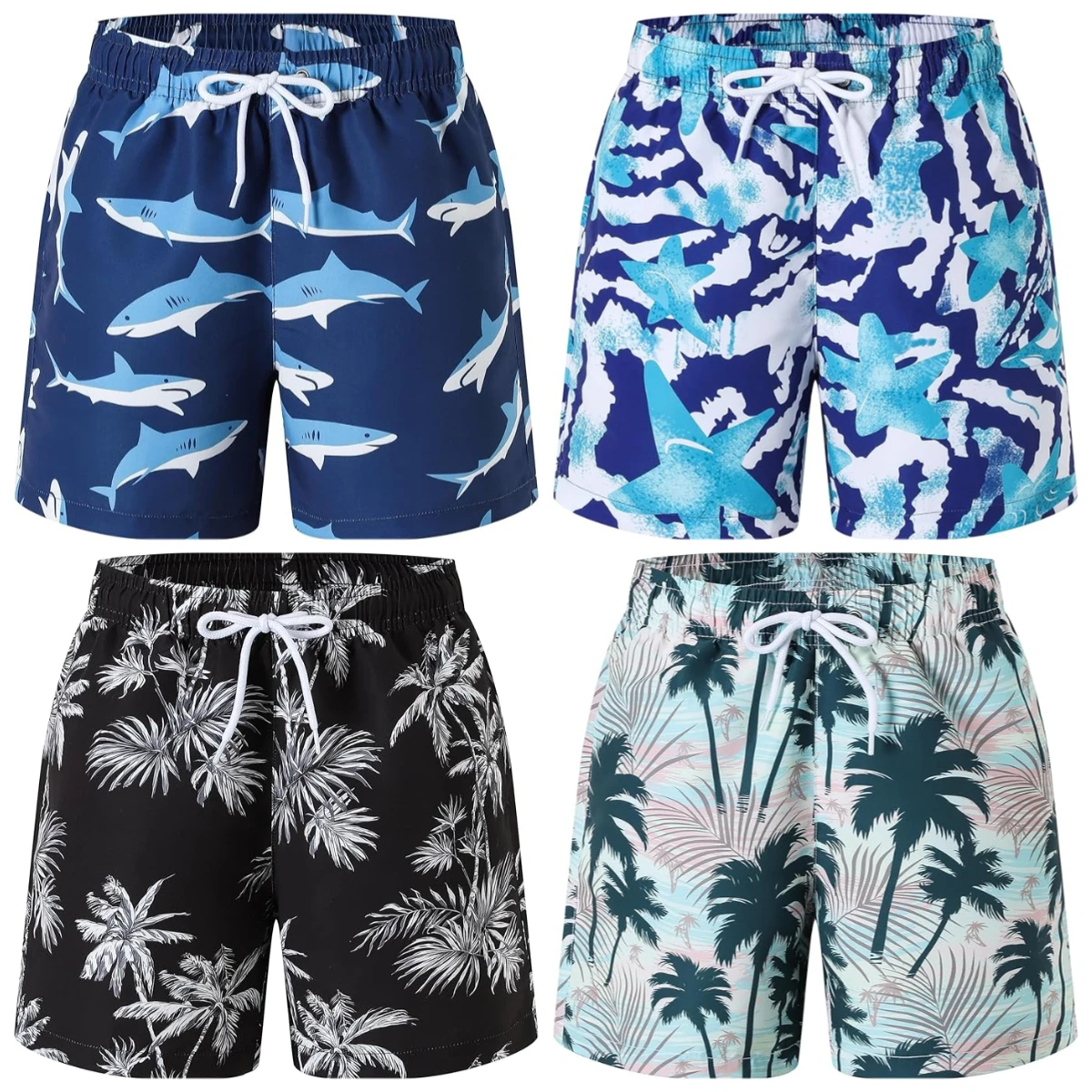 Summer New Starfish Beach Men's and Women's Breathable Quick Drying Leisure Vacation Adult/children's Sports Shorts