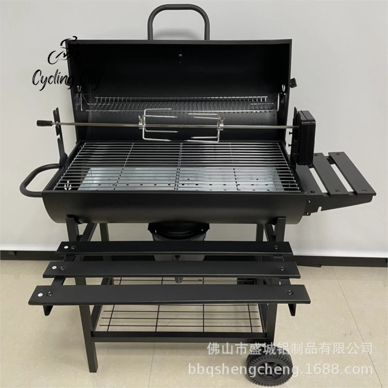 Home Barbecue Grill Courtyard Villa Charcoal Outdoor Grill American Style BBQ Electric Grill Braising And Grilling For 5 People