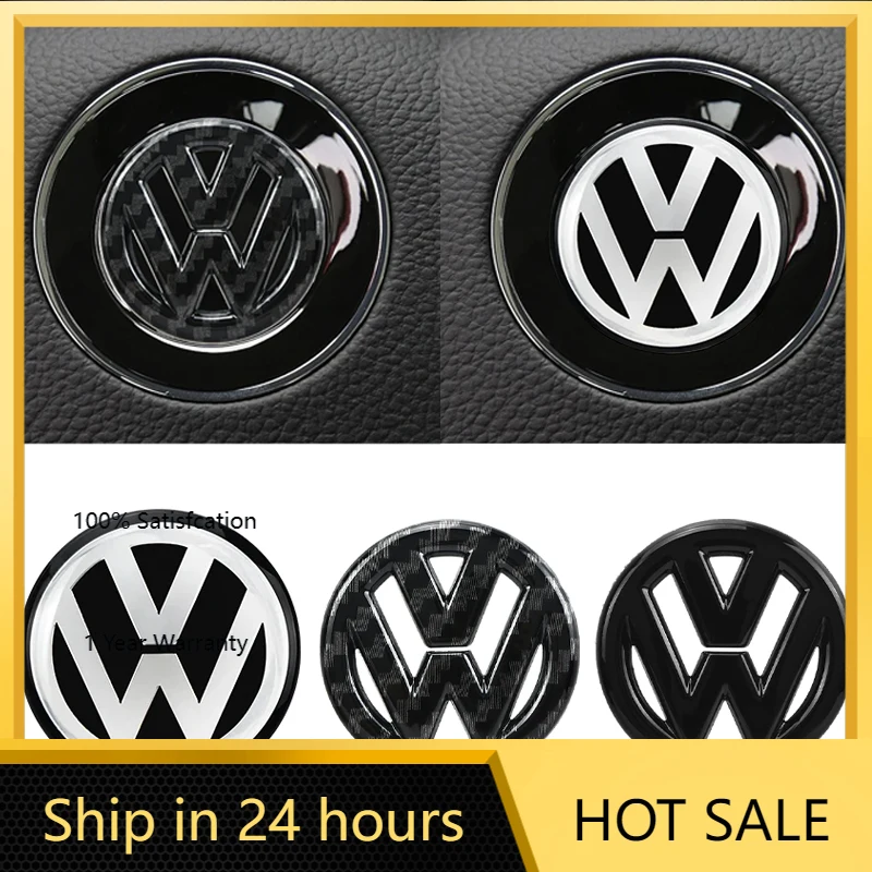 

Для VW VOLKSWAGEN Новый 40, 45, 50 мм, АБС-пластик, выдолбленная наклейка с центральной эмблемой рулевого колеса для Volkswagen Polo VW GTI Golf Jetta B
