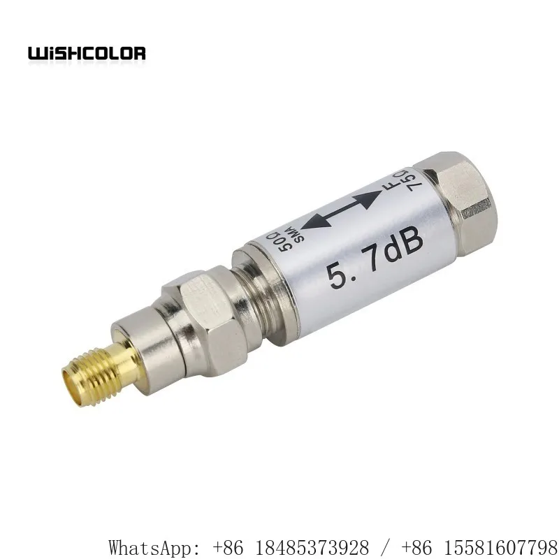 0-3GHz SMA Female To F Male Connector 50-75ohm Impedance Converter Radio Frequency Signal Adapter Accessory