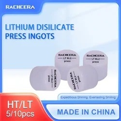 R Press ingot Rachcera 5/10Pcs/Box Lithium Disilicate Blocks HT/LT/MO Ceramic Emax for dental Lab Lithium Disilicate Press