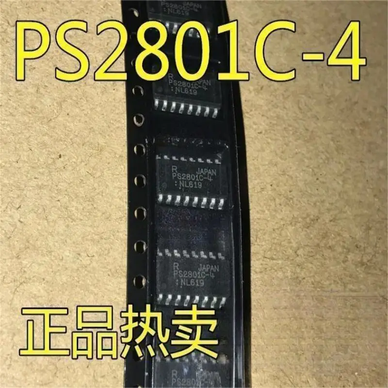 

20PCS PS2801-4 PS2801C-4 SOP-16 Chip Four Channel Optocoupler Imported New Original Hot Sale