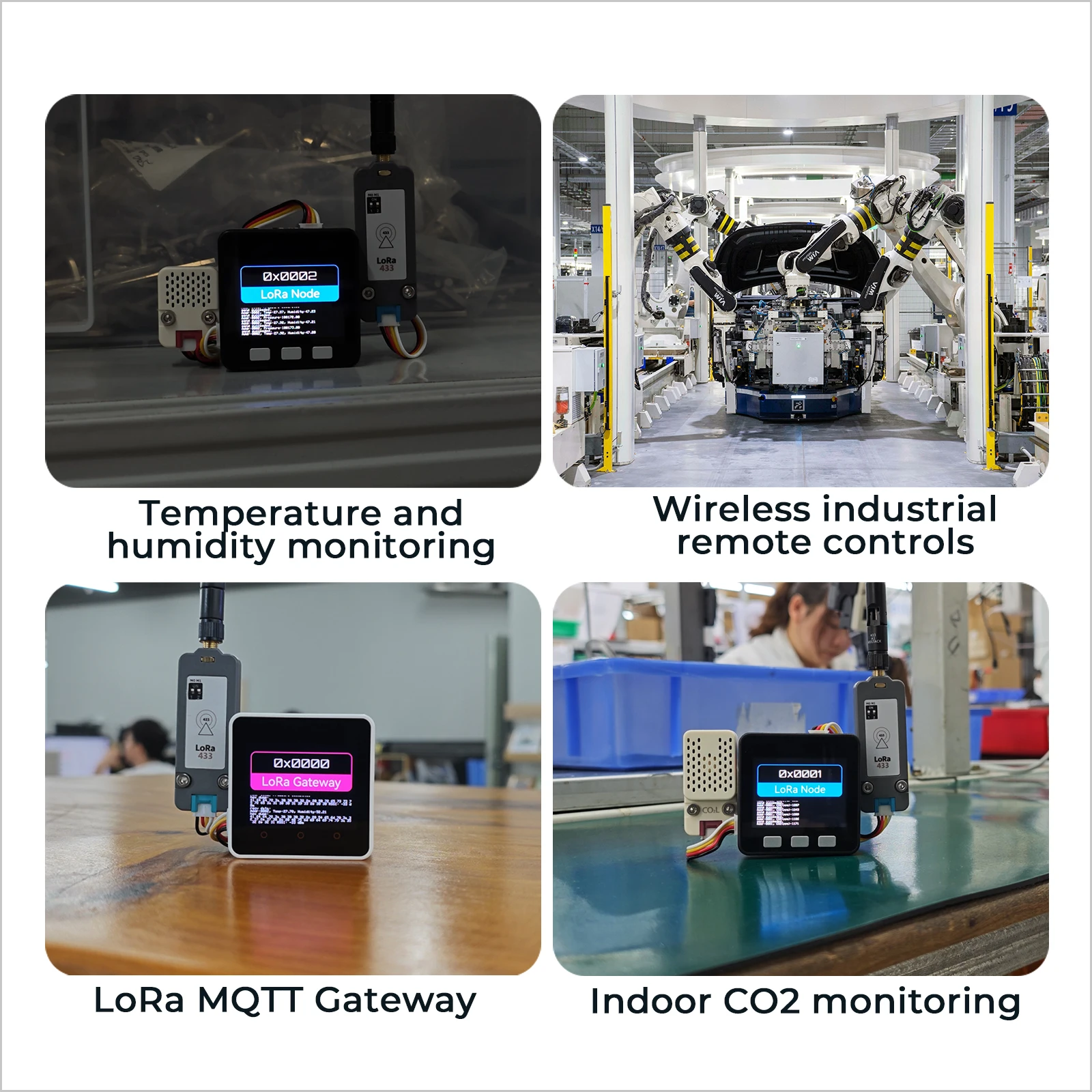M5Stack Unit LoRa resmi 433MHz dengan antena E220