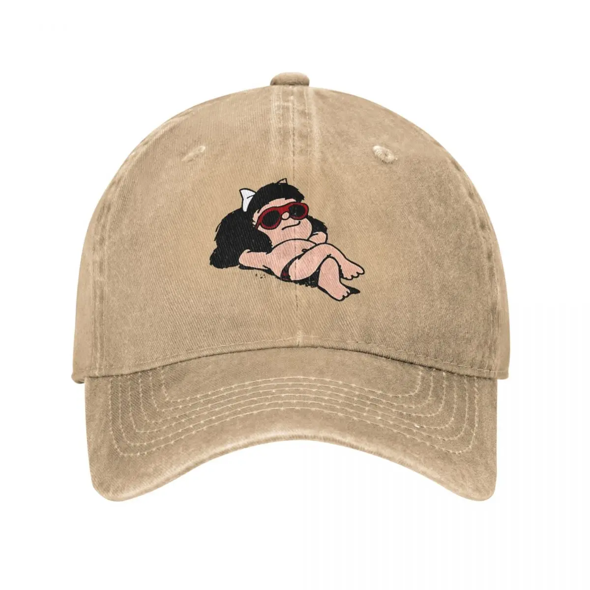 Mafalda Quino Comics Girl Baseball Cap Women Men Design Trucker Hat Summer Casual Hunting Camping Baseball Caps