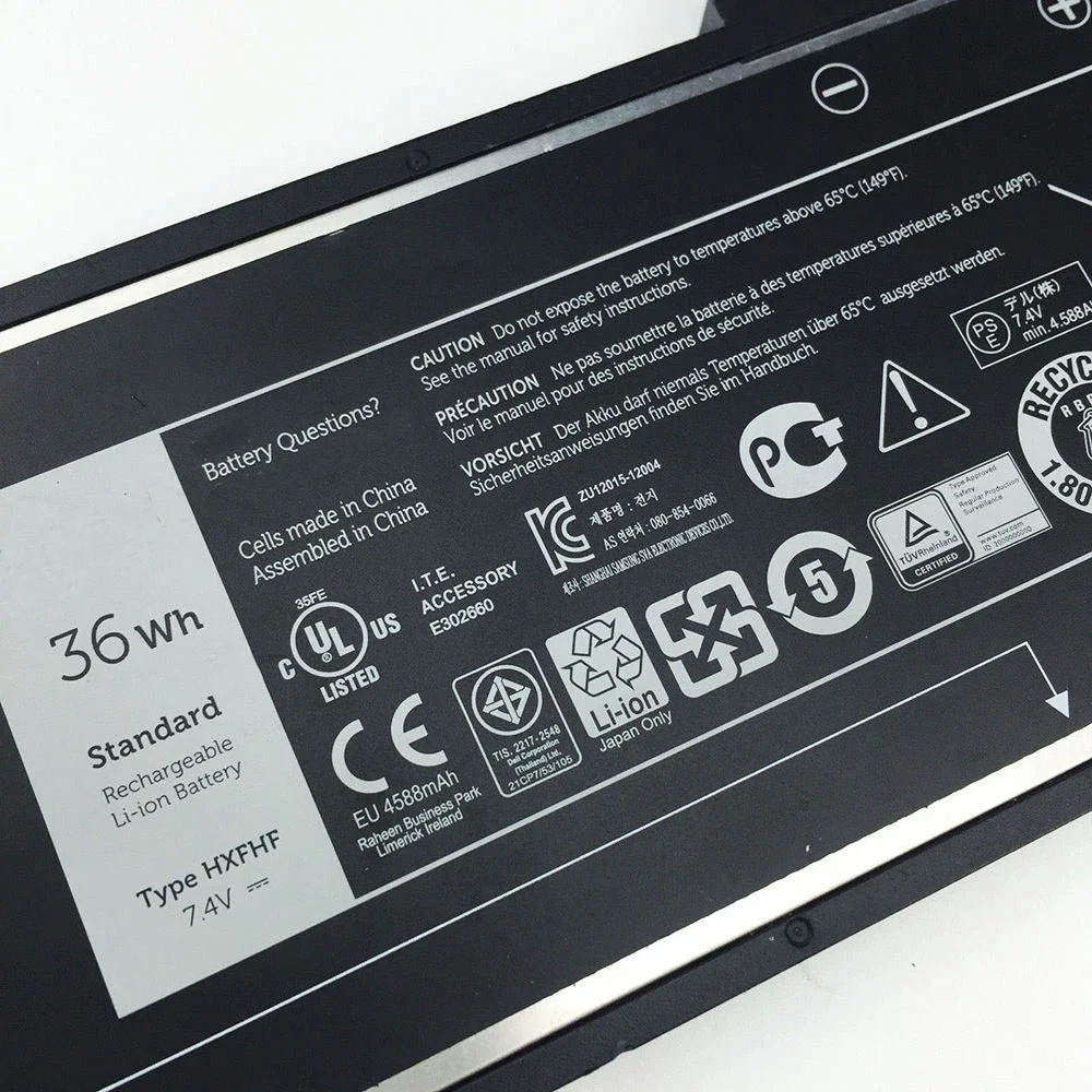 HXFHF 7.4V 36Wh Original Laptop Battery for Dell Venue 11 Pro 7130 7139 VT26R 451-BBGS VJF0X XNY66 2ICP7/53/105