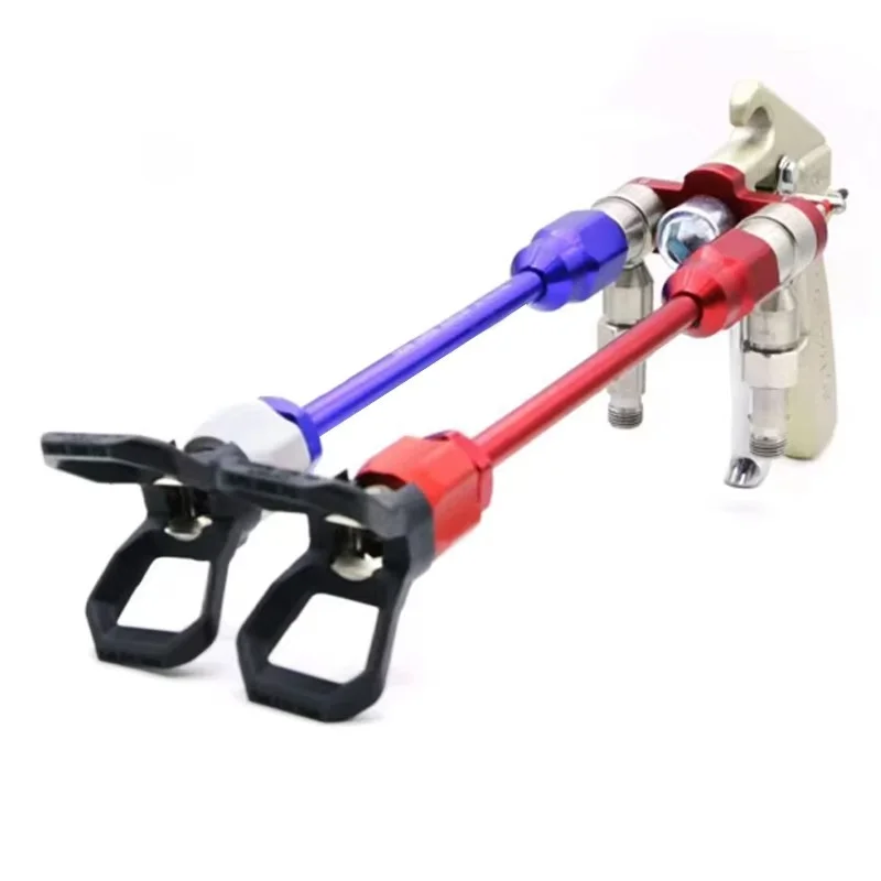 Airless Mix Painting Pistol 2 Line Gun AirMix Spray Gun 2 Components Spray Materials Mixture 2K Paints Out Mix Spraying Coating