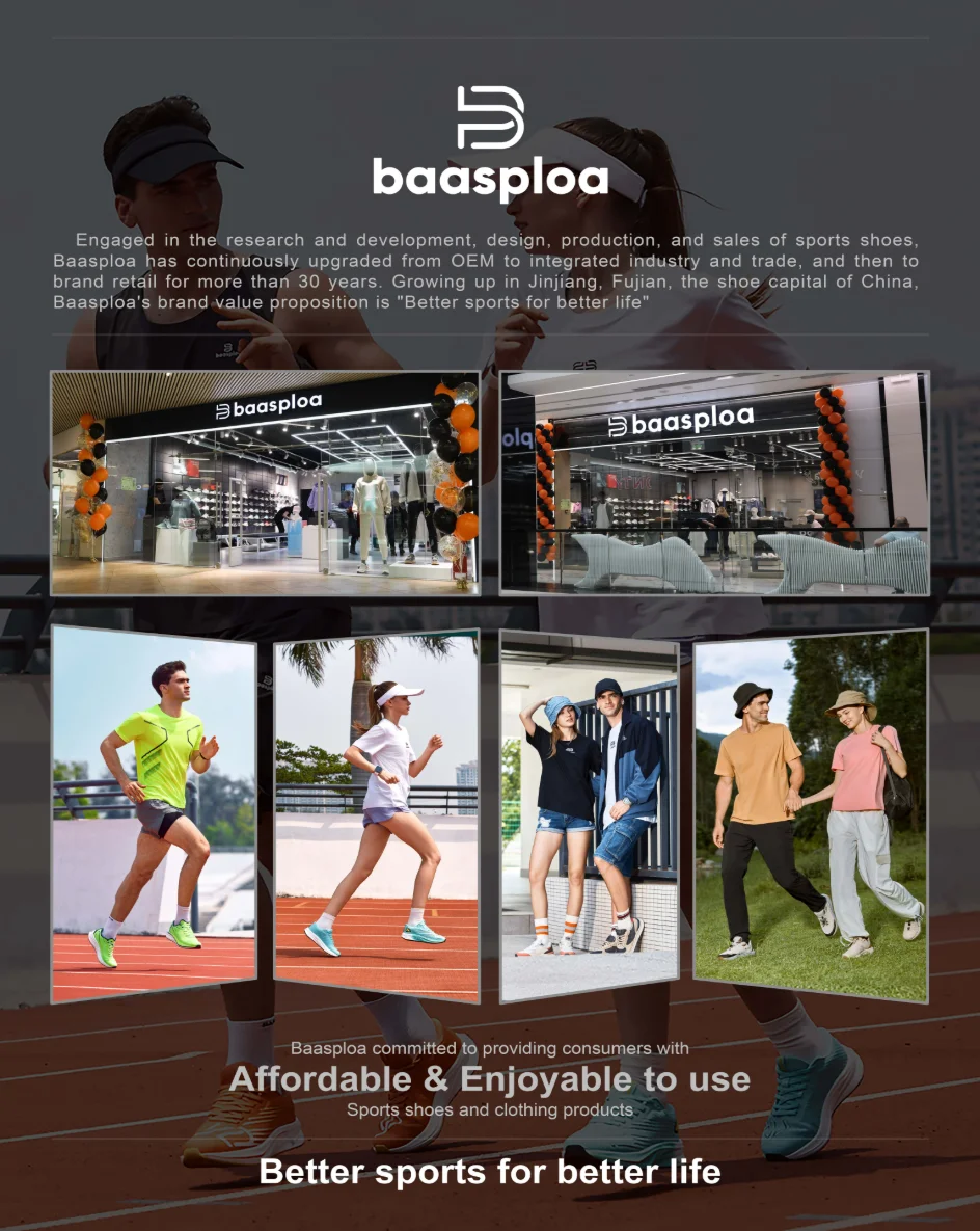 Baasploa Herren-Sport-T-Shirt, atmungsaktives Laufshirt für Herren, bequem, schnell trocknend, Trainingsserie, solide Kleidung, Neu eingetroffen – Detail 16